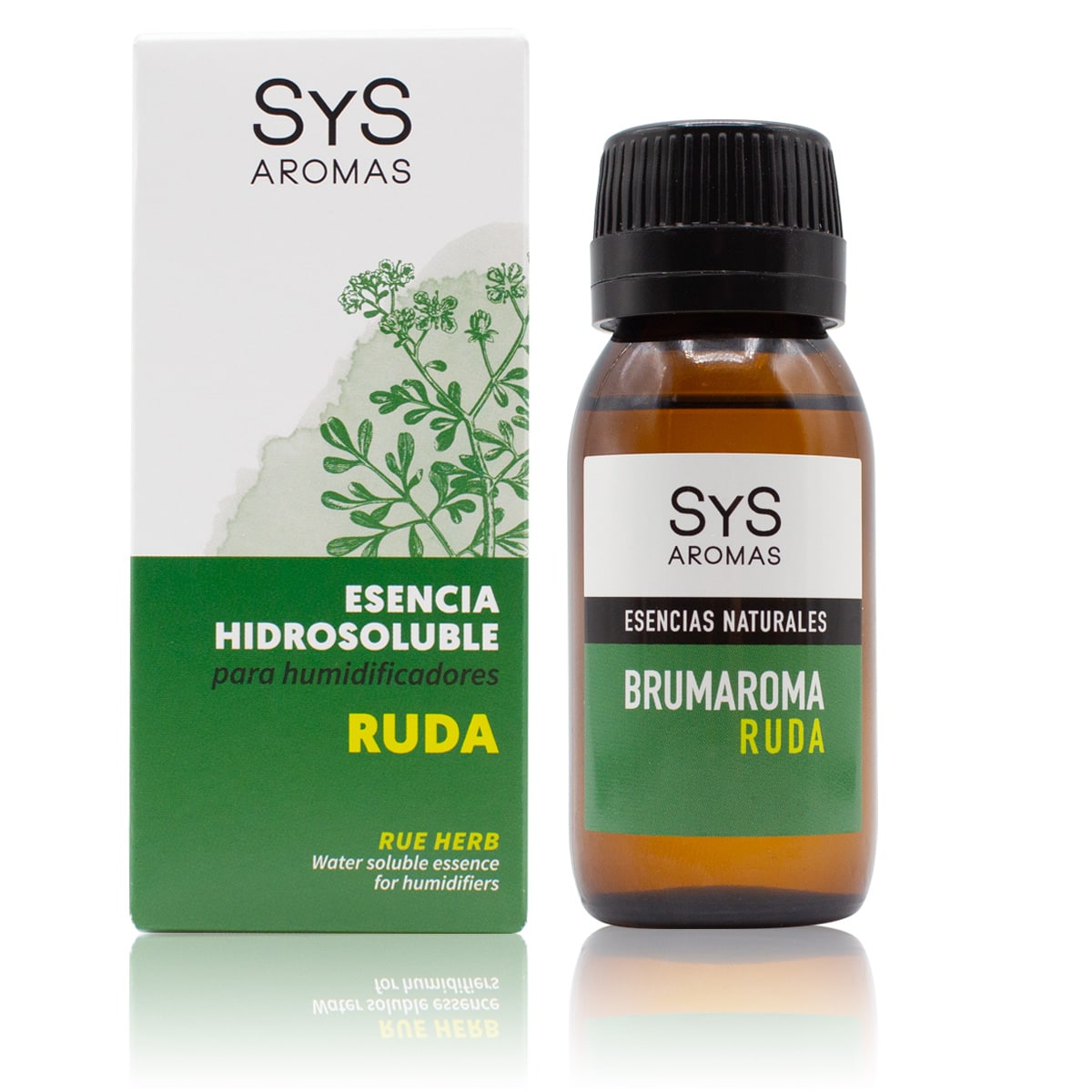 Esencia Hidrosoluble Ruda 50ml Humidificador SYS Aromas