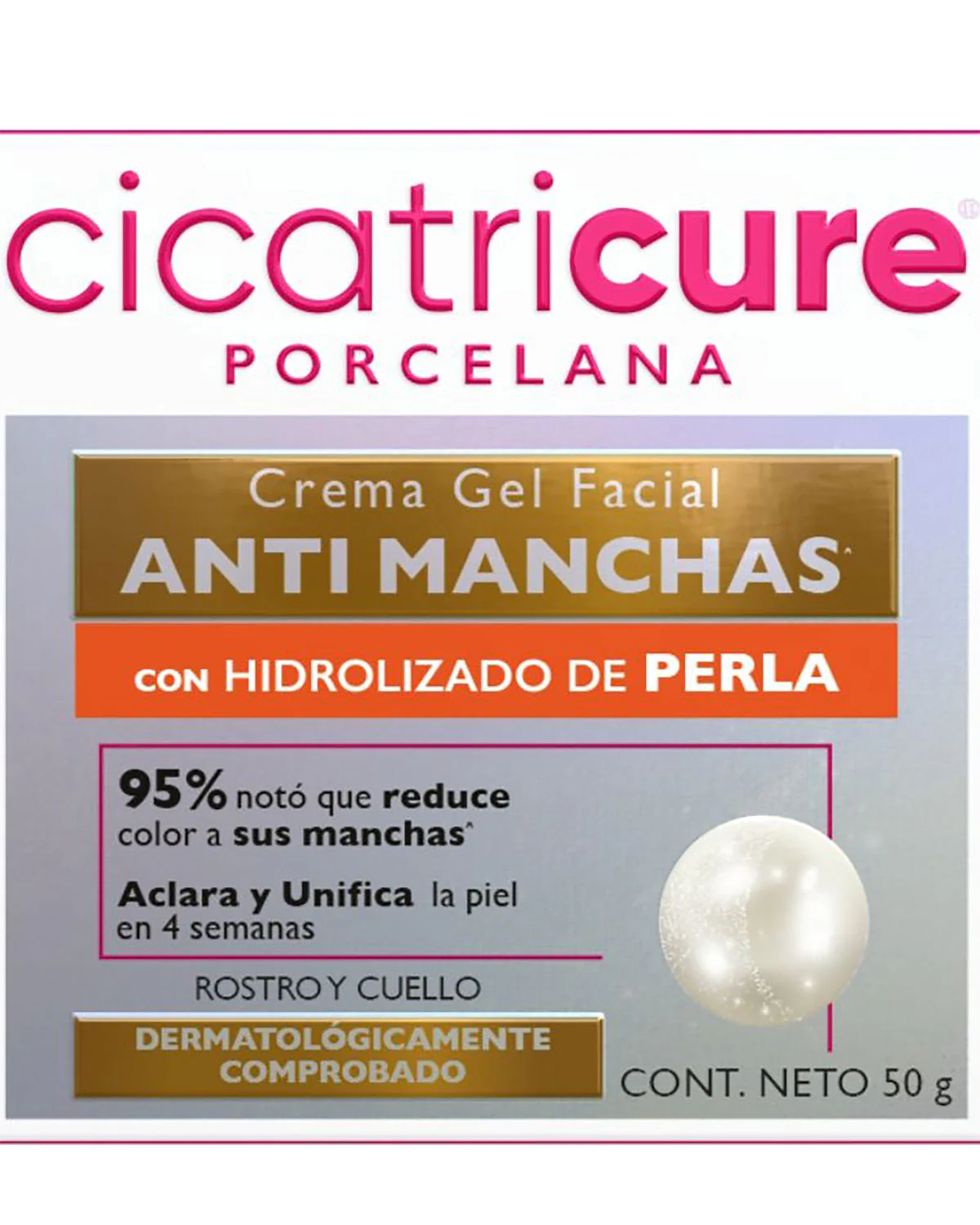 Cicatricure Porcelana Crema Gel Antimanchas 50 gr - Imagen 3