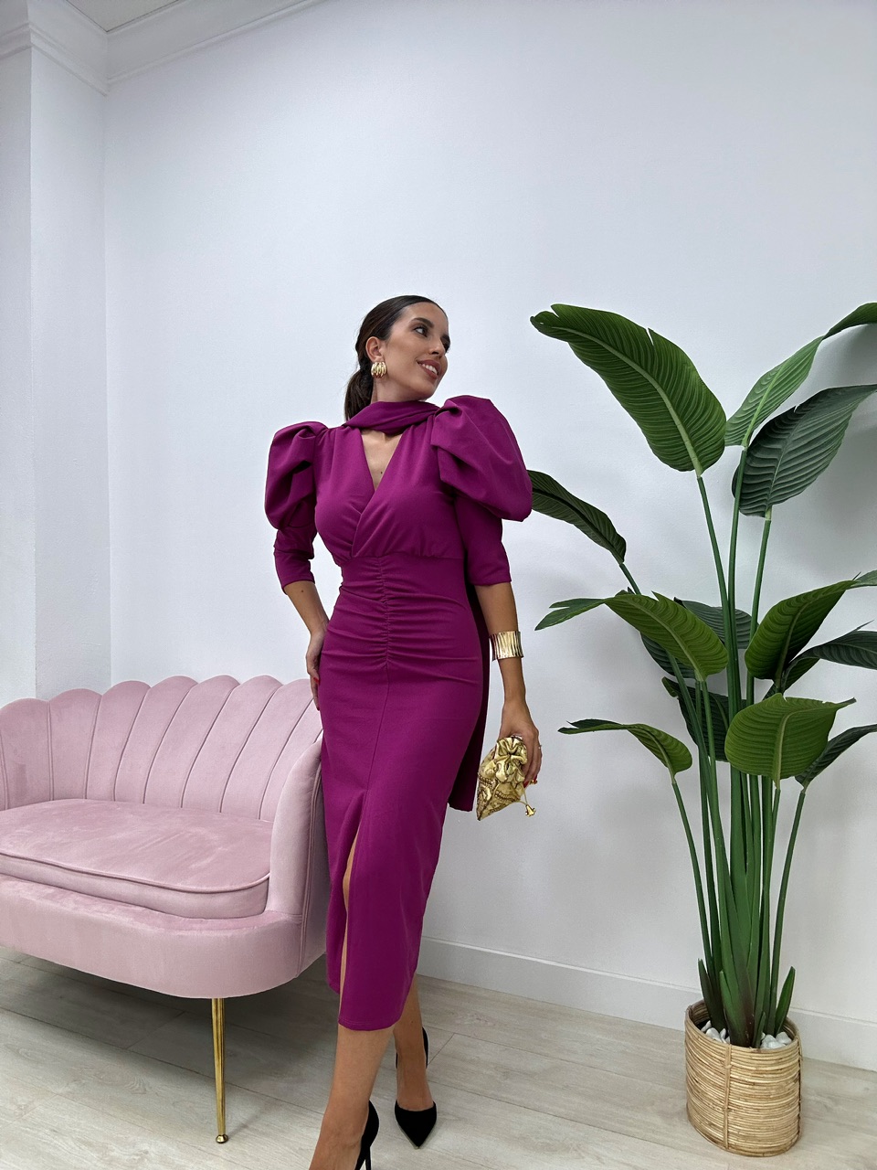 VESTIDO RIVAS BUGANVILLA - Imagen 3