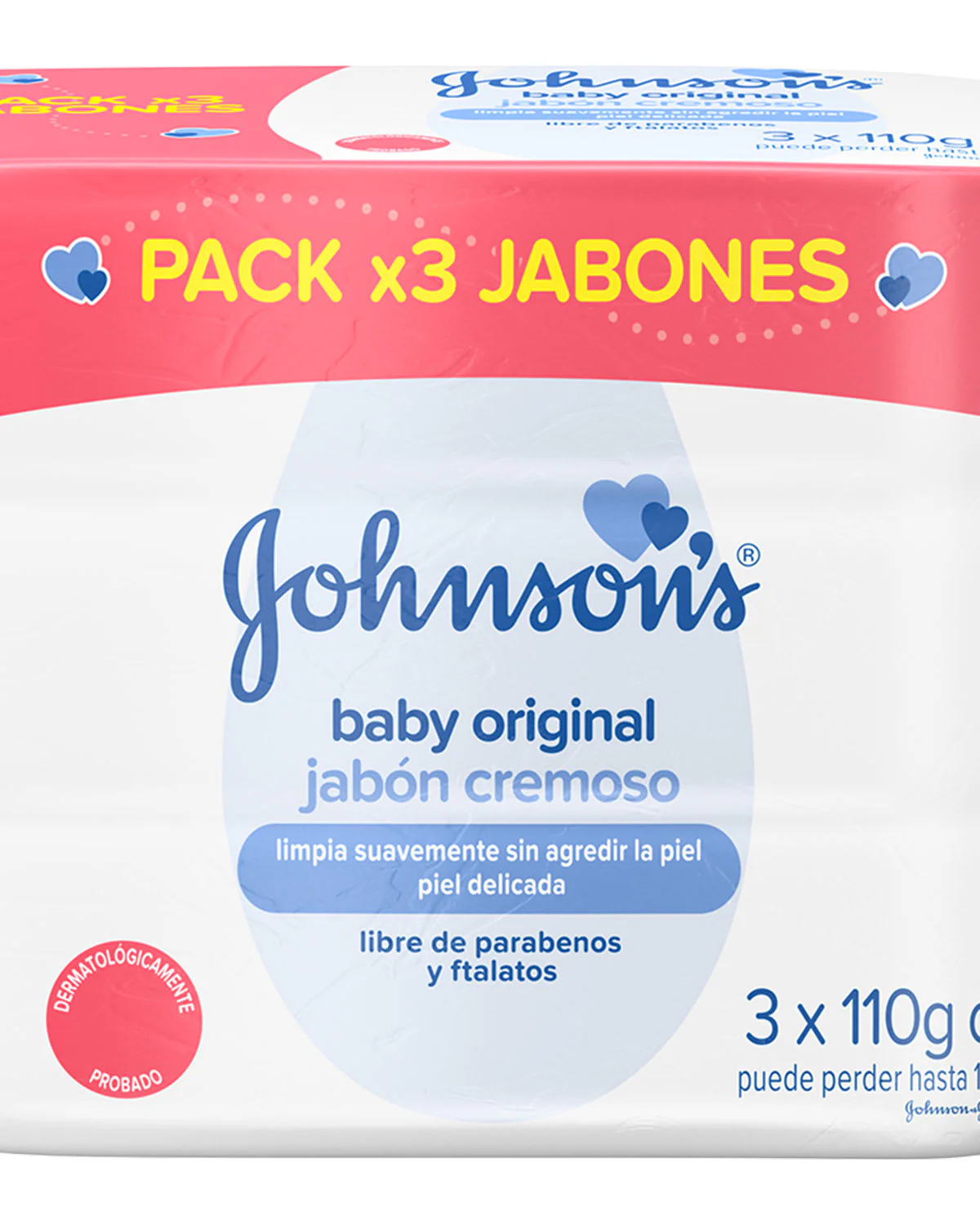 Jabones Johnsons Baby x3 - Imagen 2
