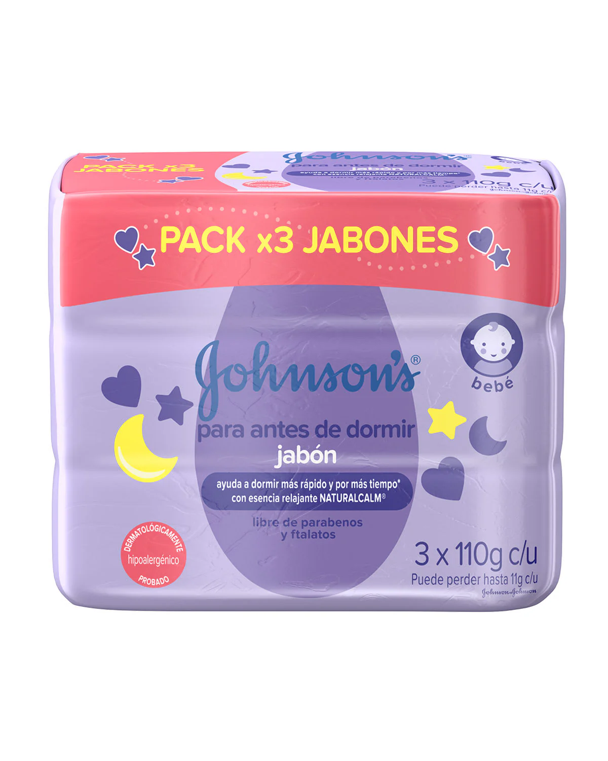 Jabones Johnsons Baby x3 - Imagen 3