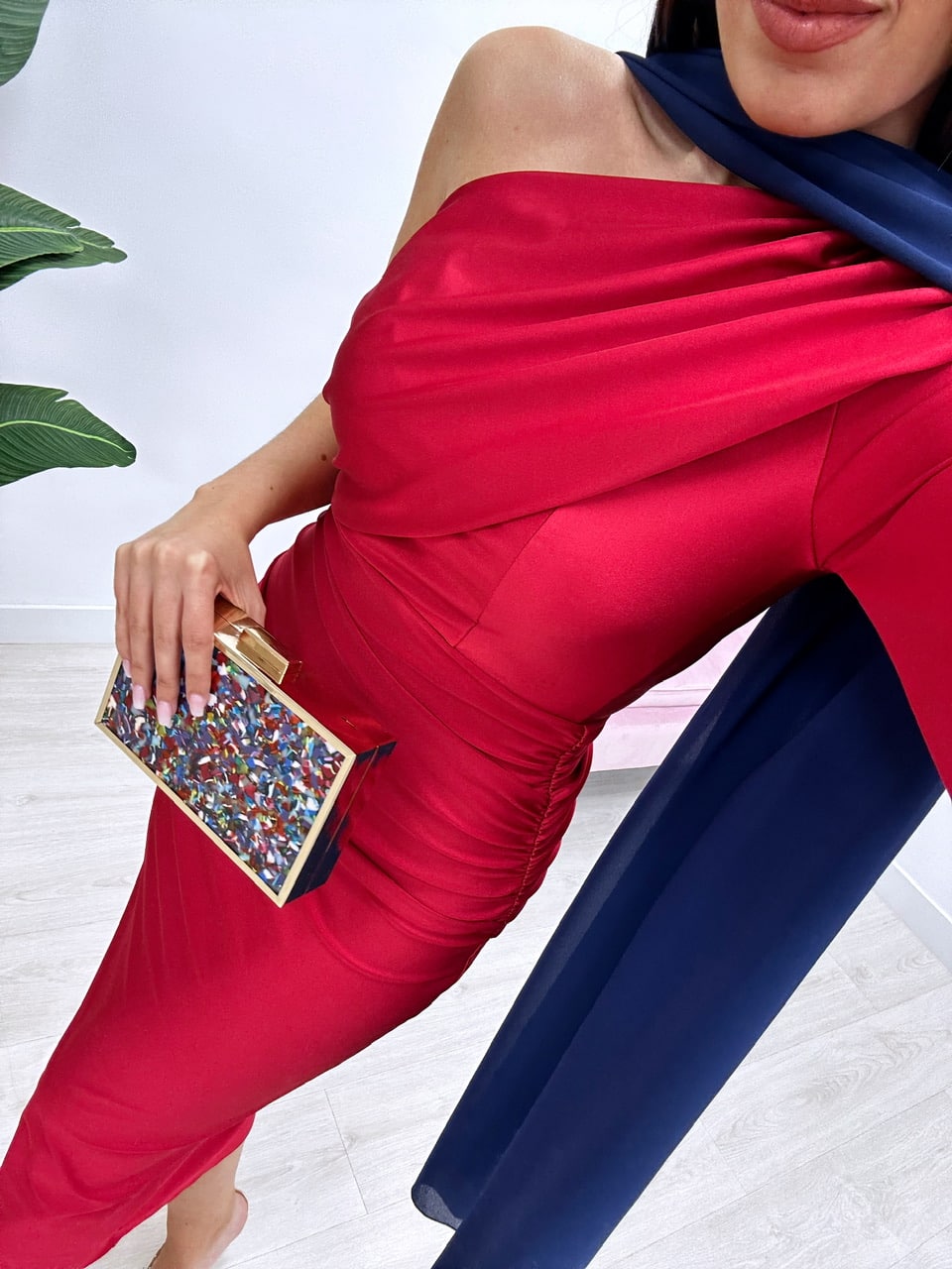 VESTIDO SINALOA ROJO - Imagen 2