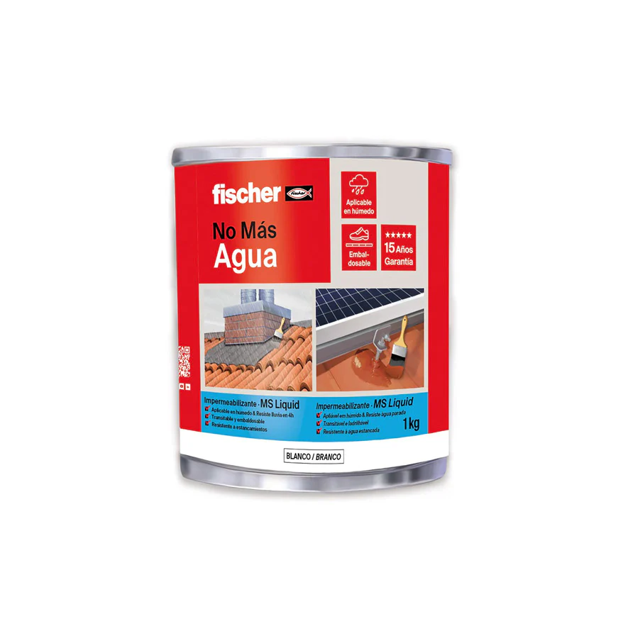 Bote Impermeabilizante constructivo 1kg Fischer MS Líquido - Imagen 2